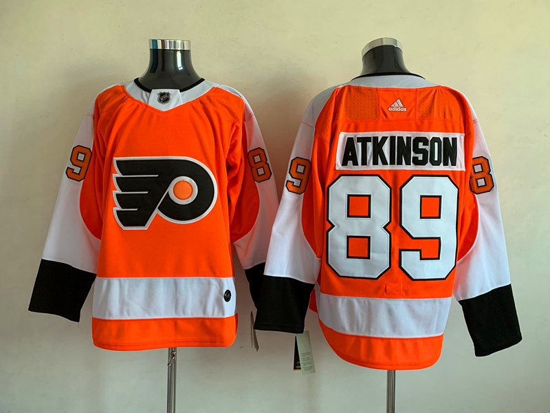 Men's Philadelphia Flyers Cam Atkinson #89 Orange Jersey